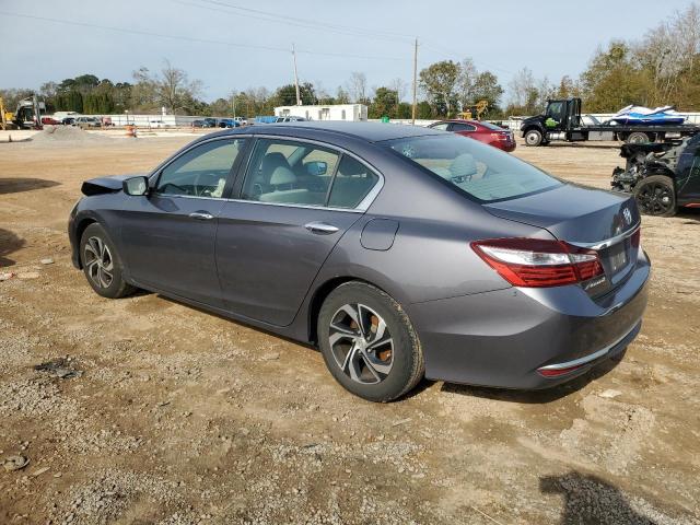 1HGCR2F33GA124401 - 2016 HONDA ACCORD LX GRAY photo 2