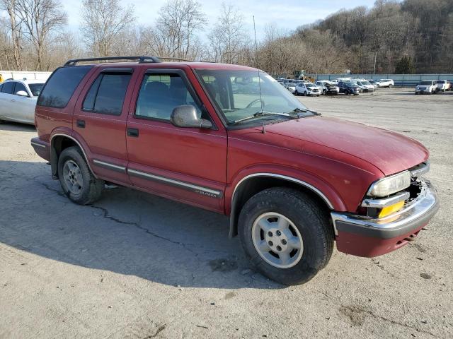 1GNDT13W3W2139672 - 1998 CHEVROLET BLAZER RED photo 4