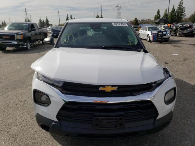 KL79MMS27MB181588 - 2021 CHEVROLET TRAILBLAZE LS WHITE photo 5