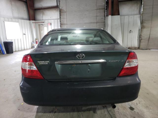 4T1BE32K22U618633 - 2002 TOYOTA CAMRY LE GREEN photo 6