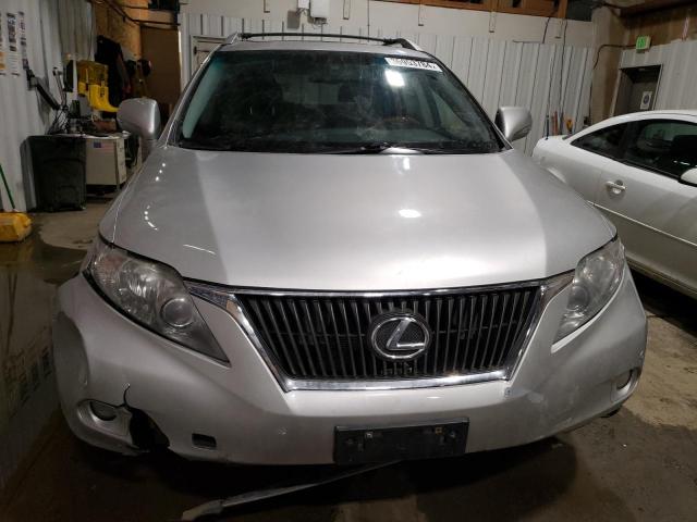 2T2BK1BA4CC135681 - 2012 LEXUS RX 350 SILVER photo 5