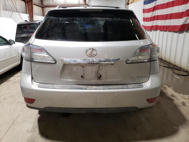 2T2BK1BA4CC135681 - 2012 LEXUS RX 350 SILVER photo 6