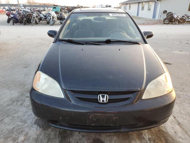 1HGEM22921L072823 - 2001 HONDA CIVIC SI BLACK photo 5