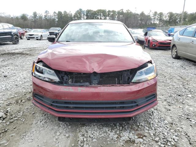 3VW267AJ2GM285666 - 2016 VOLKSWAGEN JETTA S RED photo 5