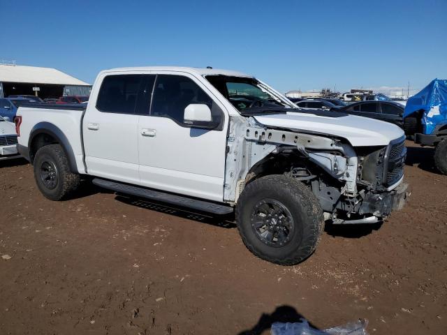 1FTFW1RGXHFB36031 - 2017 FORD F150 RAPTOR WHITE photo 4