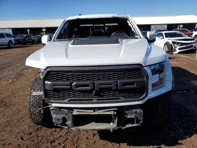 1FTFW1RGXHFB36031 - 2017 FORD F150 RAPTOR WHITE photo 5