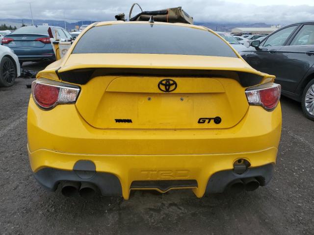 JF1ZNAA15F8705429 - 2015 TOYOTA SCION FR-S ყვითელი ფოტო 6
