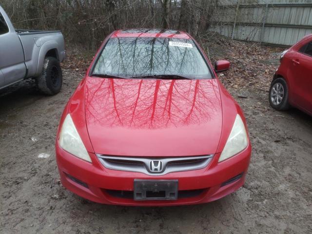 1HGCM72687A007165 - 2007 HONDA ACCORD EX RED photo 5