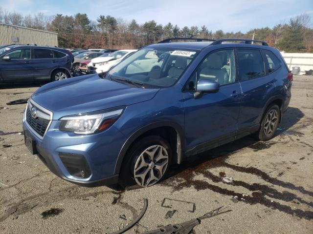 JF2SKAJC0LH546242 - 2020 SUBARU FORESTER PREMIUM BLUE photo 1