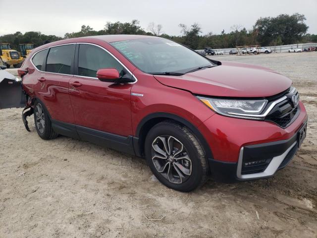 7FART6H57ME029153 - 2021 HONDA CR-V EX RED photo 4