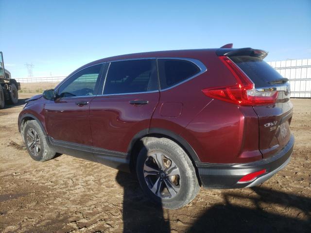 2HKRW5H36JH411473 - 2018 HONDA CR-V LX BURGUNDY photo 2