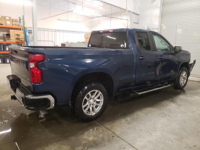 1GCRYDED8KZ339316 - 2019 CHEVROLET 1500 K1500 LT BLUE photo 3