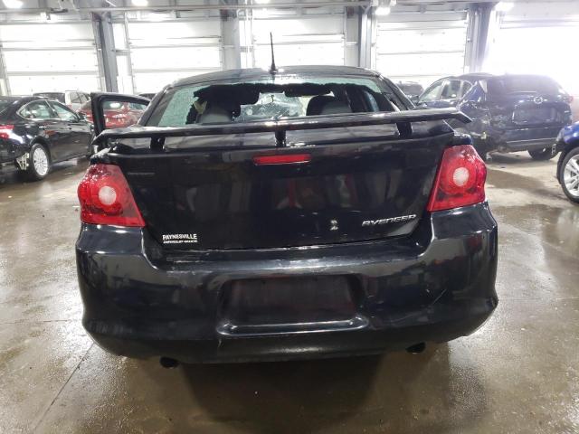 1C3CDZAGXEN138841 - 2014 DODGE AVENGER SE BLACK photo 6