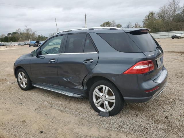 4JGDA5HB9DA119002 - 2013 MERCEDES-BENZ ML 350 4MATIC CHARCOAL photo 2