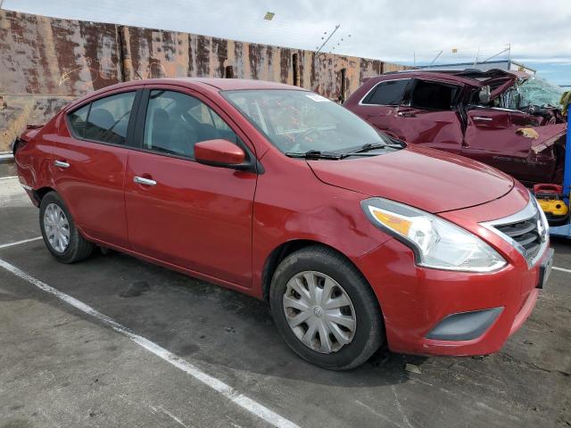 3N1CN7AP6FL808435 - 2015 NISSAN VERSA S RED photo 4