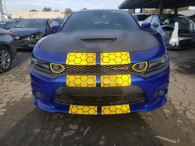 2C3CDXGJ1KH683984 - 2019 DODGE CHARGER SCAT PACK BLUE photo 5