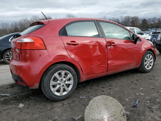 KNADM5A3XC6038247 - 2012 KIA RIO LX RED photo 3