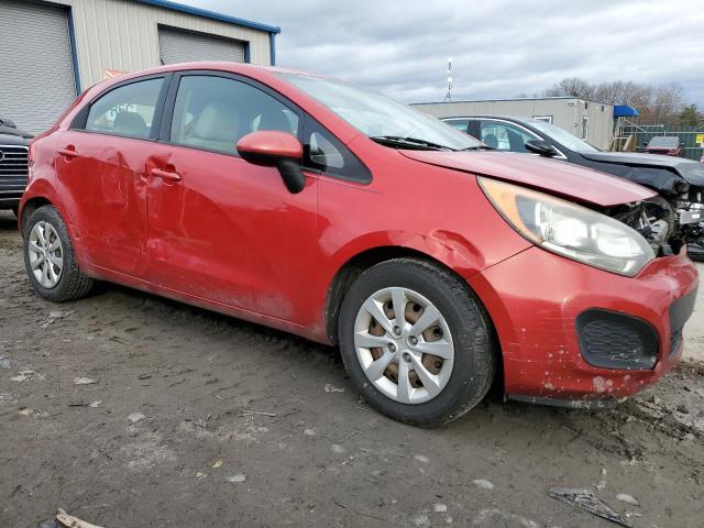 KNADM5A3XC6038247 - 2012 KIA RIO LX RED photo 4