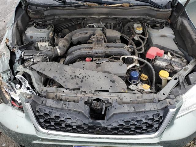 JF2SJABC9FH599284 - 2015 SUBARU FORESTER 2.5I GREEN photo 11