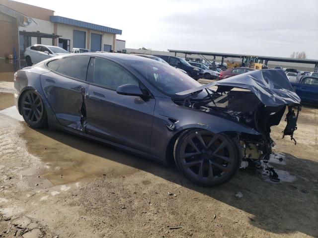5YJSA1E62MF432167 - 2021 TESLA MODEL S Մոխրագույն լուսանկար 4