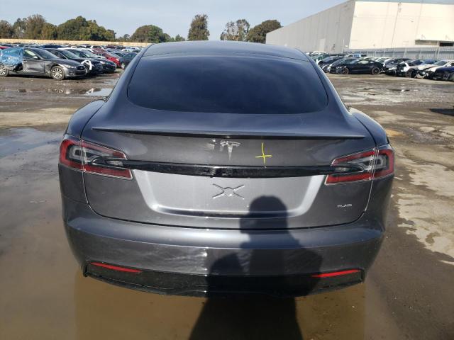 5YJSA1E62MF432167 - 2021 TESLA MODEL S Մոխրագույն լուսանկար 6