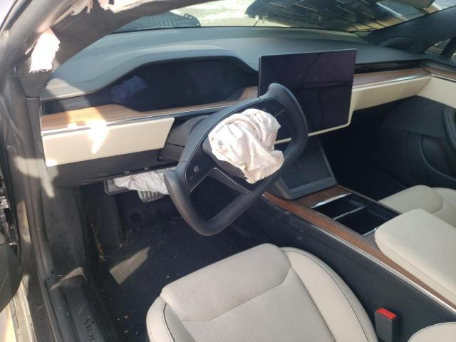 5YJSA1E62MF432167 - 2021 TESLA MODEL S Մոխրագույն լուսանկար 8