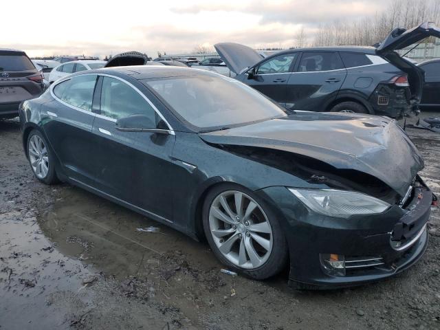 5YJSA1CN8DFP21581 - 2013 TESLA MODEL S მწვანე ფოტო 4