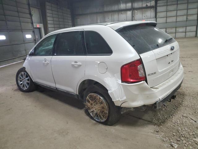 2FMDK3JC8DBA79875 - 2013 FORD EDGE SEL WHITE photo 2