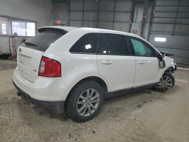 2FMDK3JC8DBA79875 - 2013 FORD EDGE SEL WHITE photo 3