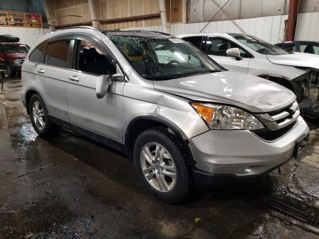 JHLRE4H77AC004616 - 2010 HONDA CR-V EXL SILVER photo 4