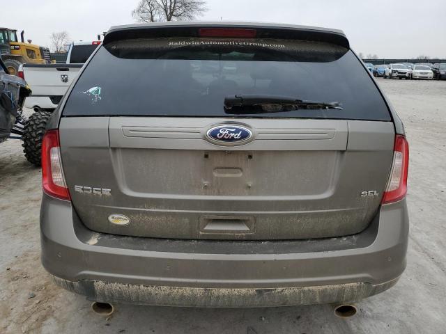 2FMDK3JCXDBB73773 - 2013 FORD EDGE SEL GREEN photo 6