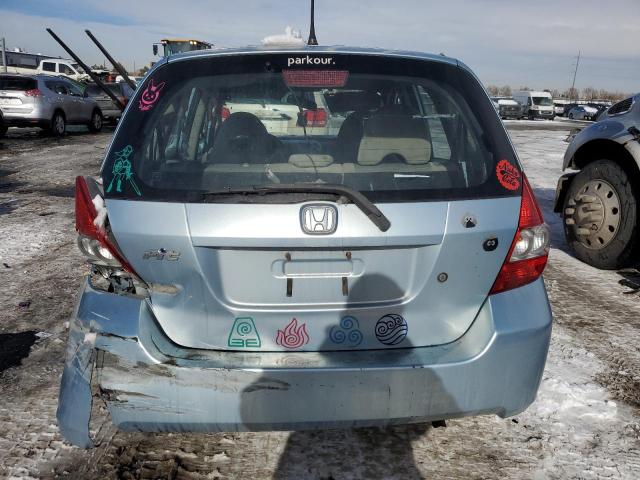 JHMGD38447S014699 - 2007 HONDA FIT BLUE photo 6