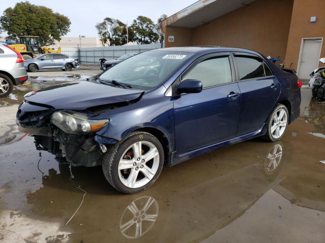 5YFBU4EEXDP181435 - 2013 TOYOTA COROLLA BASE BLUE photo 1