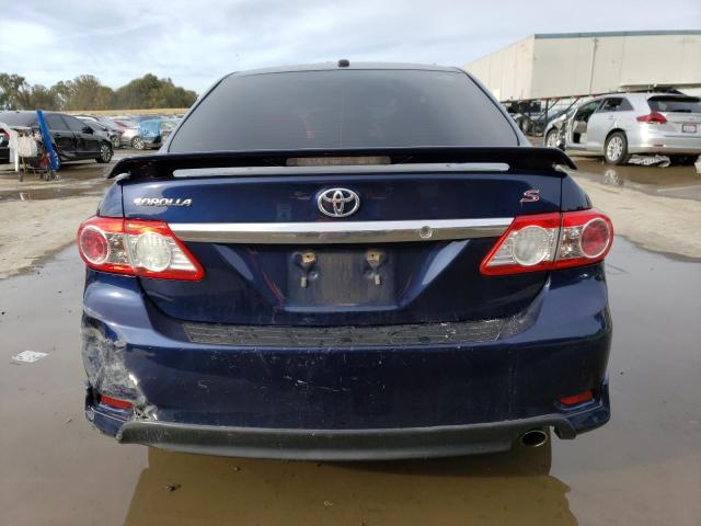 5YFBU4EEXDP181435 - 2013 TOYOTA COROLLA BASE BLUE photo 6