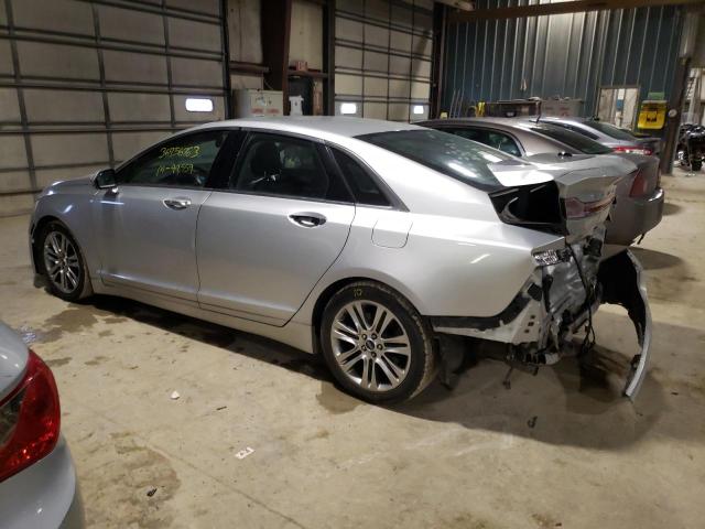 3LN6L2GK9DR816193 - 2013 LINCOLN MKZ AWD SILVER photo 2