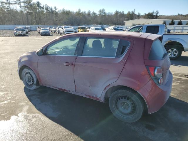 1G1JC6SH5C4122294 - 2012 CHEVROLET SONIC LT RED photo 2