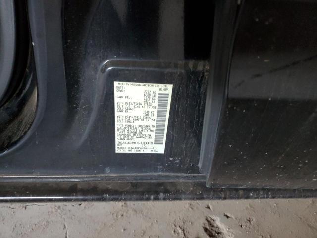 5N1AR18U89C610100 - 2009 NISSAN PATHFINDER S BLACK photo 10