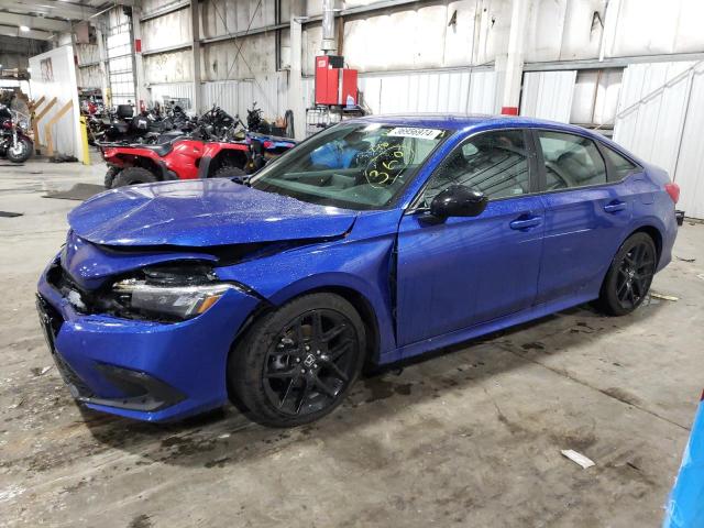 2HGFE2F53NH605547 - 2022 HONDA CIVIC SPORT BLUE photo 1