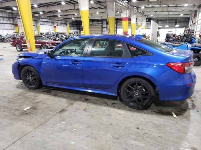 2HGFE2F53NH605547 - 2022 HONDA CIVIC SPORT BLUE photo 2