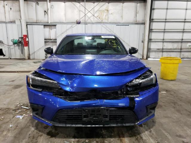 2HGFE2F53NH605547 - 2022 HONDA CIVIC SPORT BLUE photo 5