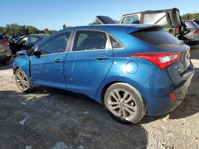 KMHD35LH6GU305248 - 2016 HYUNDAI ELANTRA GT BLUE photo 2