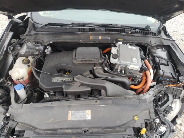 3FA6P0LU6JR132269 - 2018 FORD FUSION SE HYBRID CHARCOAL photo 7