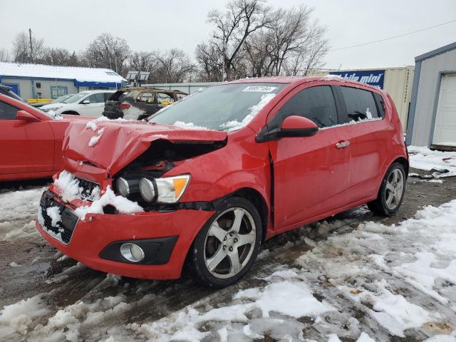 1G1JE6SB2D4191161 - 2013 CHEVROLET SONIC LTZ RED photo 1