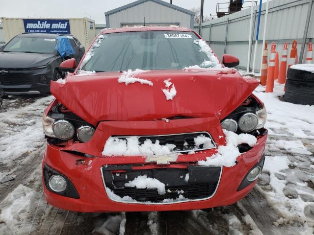 1G1JE6SB2D4191161 - 2013 CHEVROLET SONIC LTZ RED photo 5