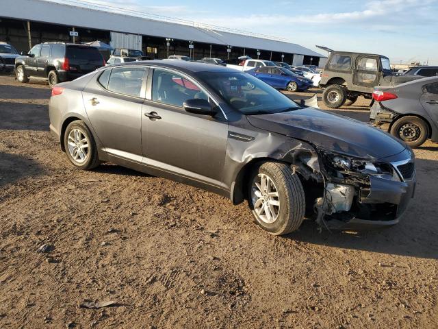 KNAGM4A79D5402997 - 2013 KIA OPTIMA LX GRAY photo 4