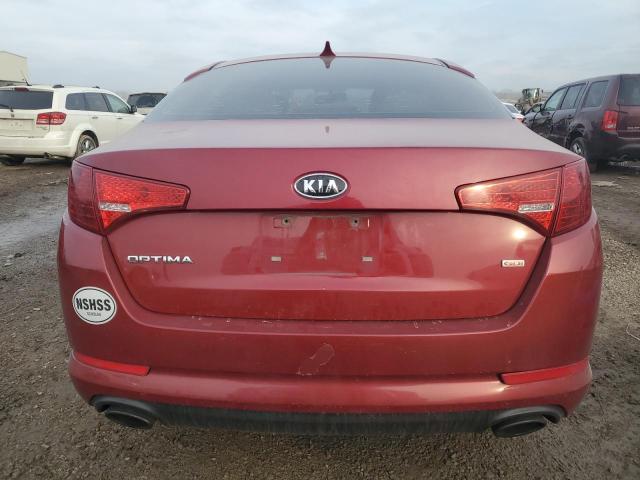 5XXGM4A71CG016068 - 2012 KIA OPTIMA LX BURGUNDY photo 6