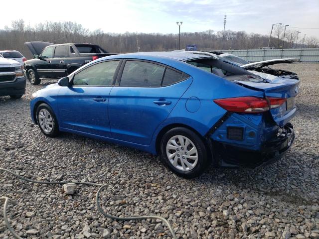 5NPD74LF0JH264408 - 2018 HYUNDAI ELANTRA SE BLUE photo 2