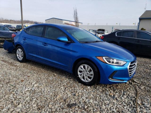 5NPD74LF0JH264408 - 2018 HYUNDAI ELANTRA SE BLUE photo 4