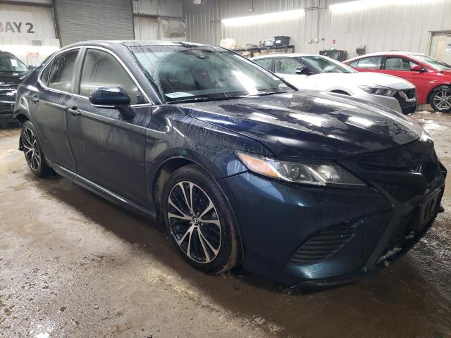 4T1B11HK9JU654762 - 2018 TOYOTA CAMRY L BLUE photo 4