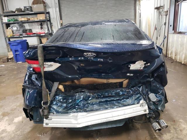 4T1B11HK9JU654762 - 2018 TOYOTA CAMRY L BLUE photo 6